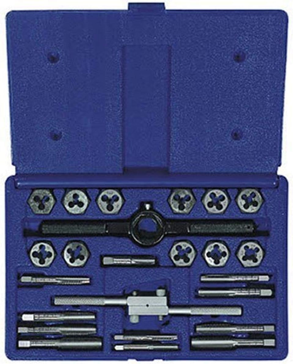 Irwin Industrial Tools 24614 Fractional Tap and Hex Die Set, 24-Piece