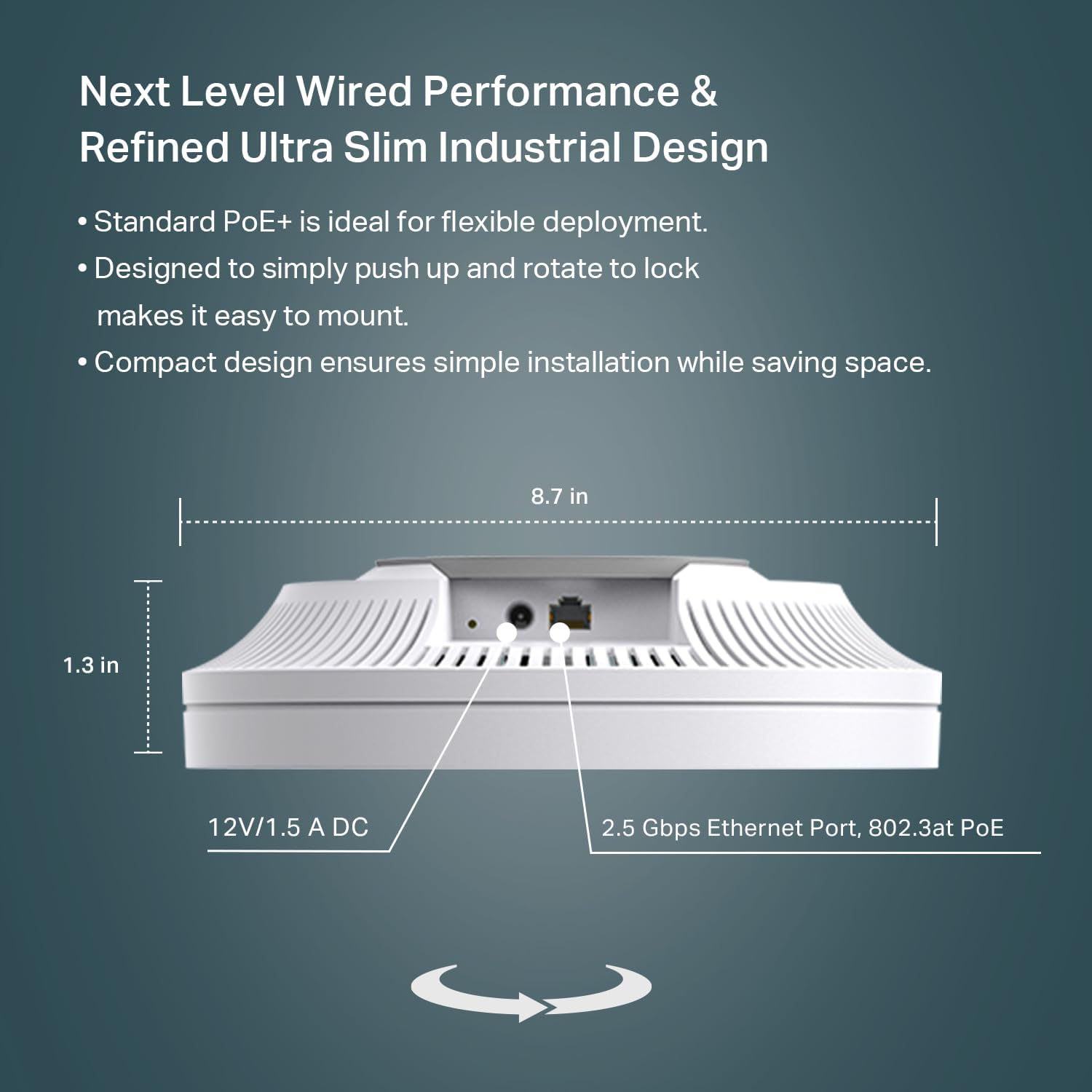 TP-Link Omada WiFi 6 Wireless Access Point-AX5400 Dual Band,2.5G Port,PoE+ or DC Powered,DC Adapter Included,5yr Warranty,6 Spatial Streams,Captive Portal,Mesh,WPA3,Roaming(EAP670),(Pack of 6)