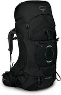 Osprey Aether 65L Men's Backpacking Backpack, Black, S/M
