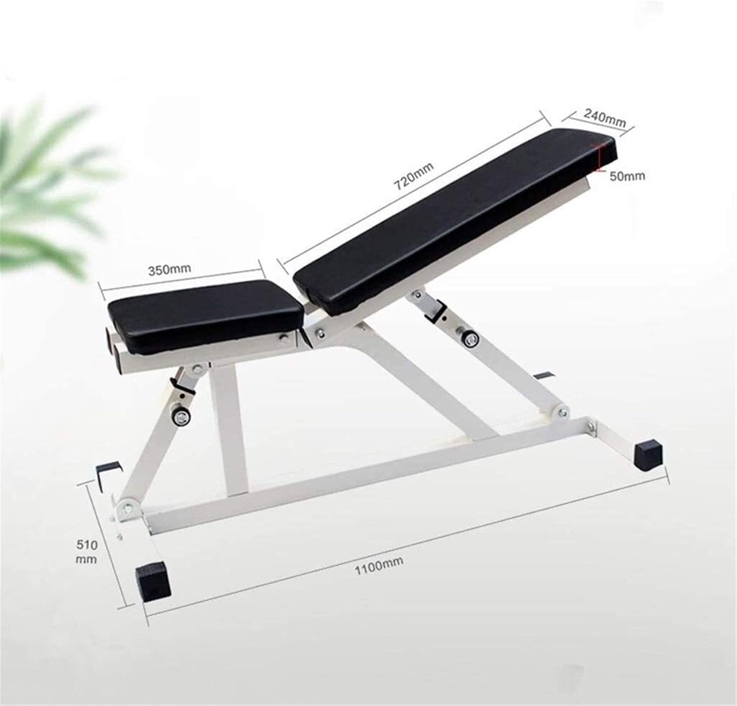 Weight Bench, Dumbbell Bench Strength Training Exercise Bench Dumbbell Bench Squat Rack Weight Table Men's Bench Press Adjustable Dumbbell Bracket Squat Rack Fitness Equipment Set,