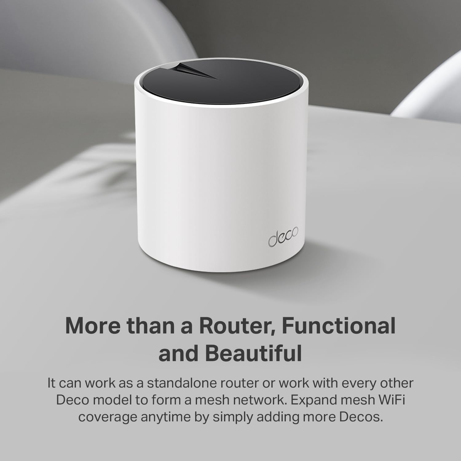 TP-Link Deco X55 Pro AX3000 Whole Home Wi-Fi 6 Mesh System - Coverage up to 6500 Sq.Ft & up to 150 Devices, 2x2.5G WAN/LAN Ports, 4 Streams, Wired Ethernet Backhaul, Ideal for 1Gig+ Internet, 3-Pack