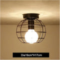 Chandelier, V-intage Ceiling Lights Iron Black Lamp Retro Cage Light Kitchen Fixtures Luminaria Lamparas De Techo Home Lighting(G Style)