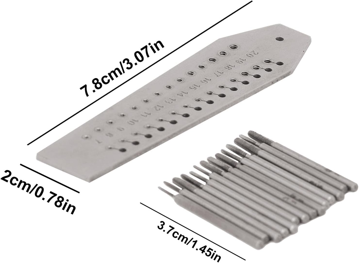 Watch Repair Tools | Clock Repair Kit | Mechanical Watch Repair | Portable Repair Watch Tool | Machine Tap Set | 14 Taps 1 Screw Plate Tap and Die Set Screw Extractor for Clocks and Watches Tapping