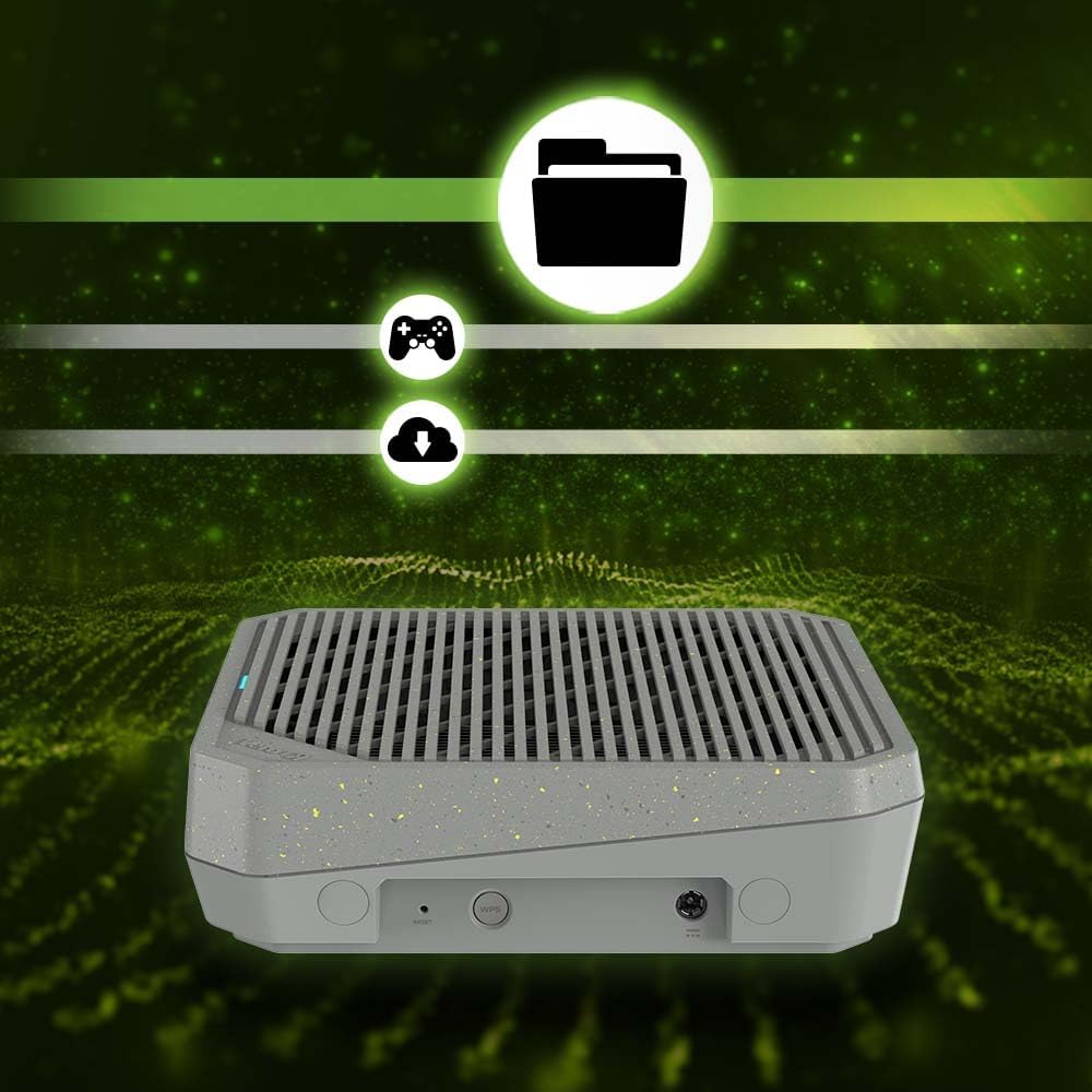 Acer Connect Vero W6m Wi-Fi 6E Mesh Router | Tri Band AXE7800 (2.4GHz/5GHz/6GHz) | Gigabit Speed (Up to 7.8Gbps) | Optimized Connectivity for PC or Console | 30% Post-Consumer Recycled