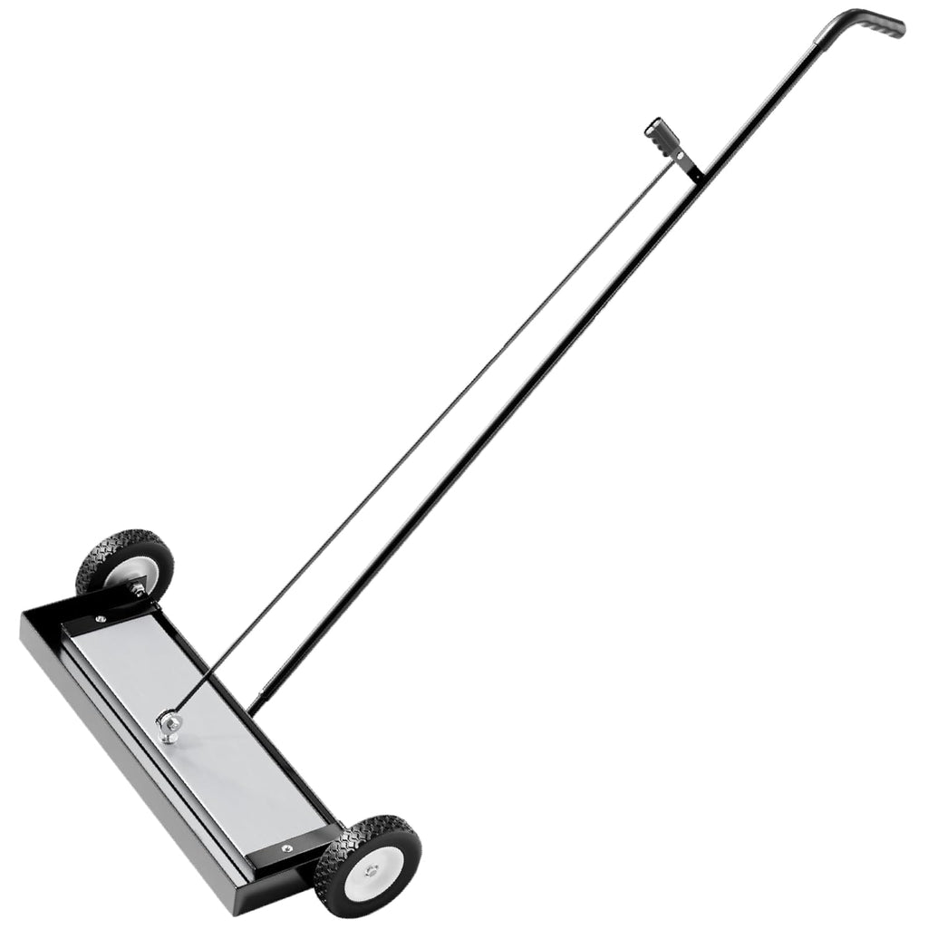 Master Magnetics Heavy Duty Magnetic Sweeper - Heavy Duty Push-Type with Release, 24' Sweeping Width, MFSM24RX