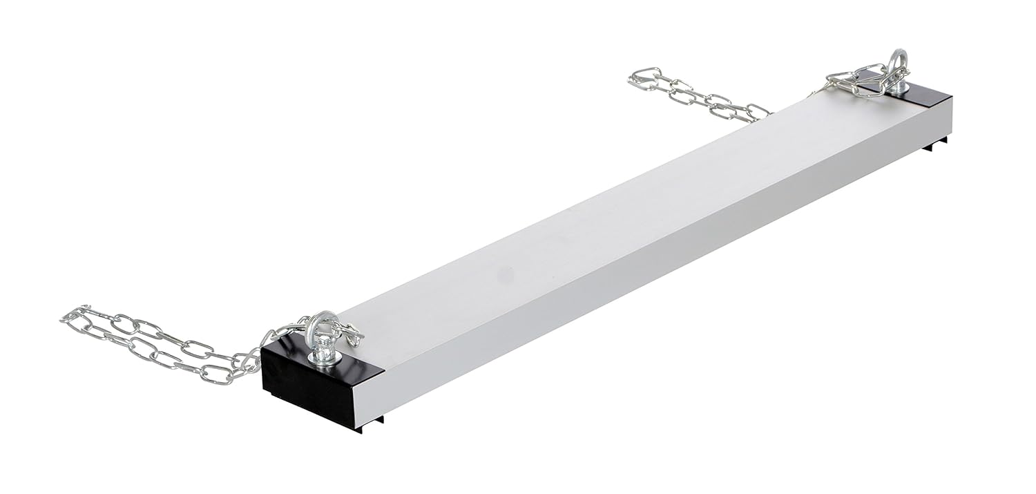 Vestil HDMS-36 Steel Heavy Duty Magnetic Hanging Sweeper 36 in. Length 75 Lb. Capacity Silver