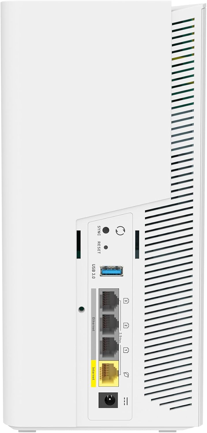 MSI Roamii BE Pro Mesh System - 2 Pack WiFi 7 BE11000Mbps Whole Home WiFi System, 2.5G Ports, Security and Parental Controls, VPN Supported