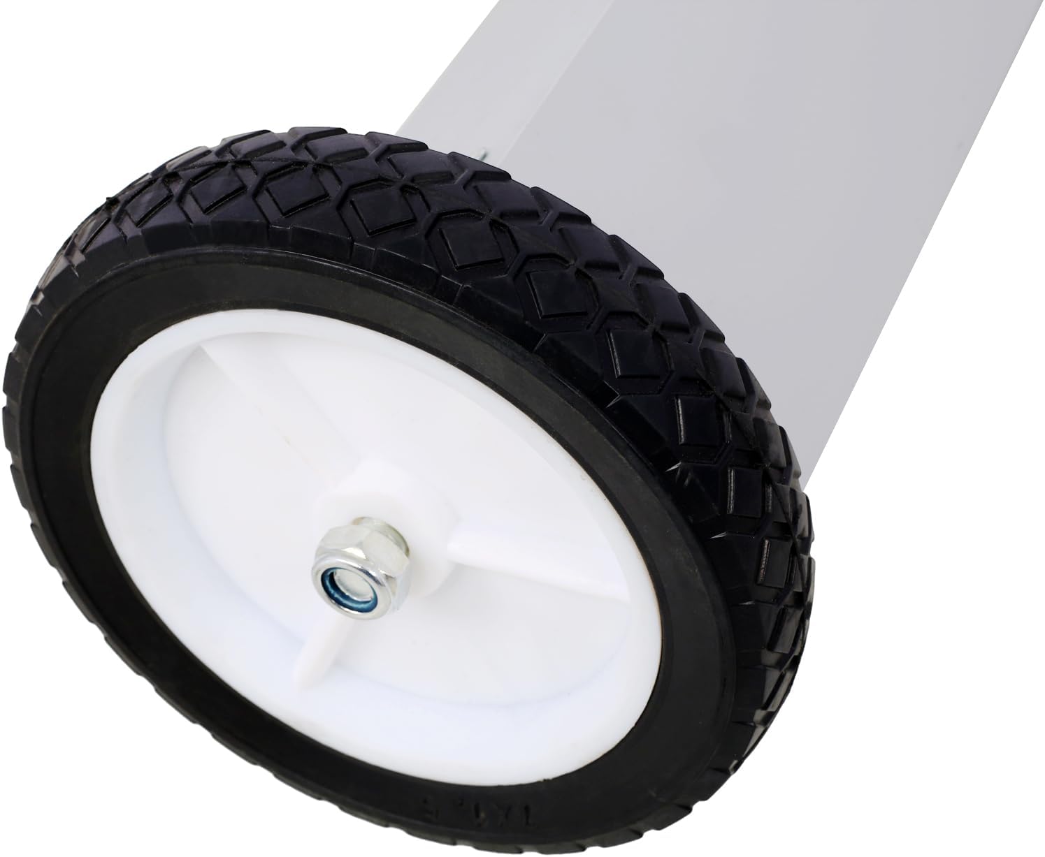 24' Heavy Duty Rolling Magnetic Sweeper, 30LBs Capacity Push Type Magnet for Nails Screws and Metal with Quick Release and Adjustable Handle Large 7' Wheels for Garage Yard Construction