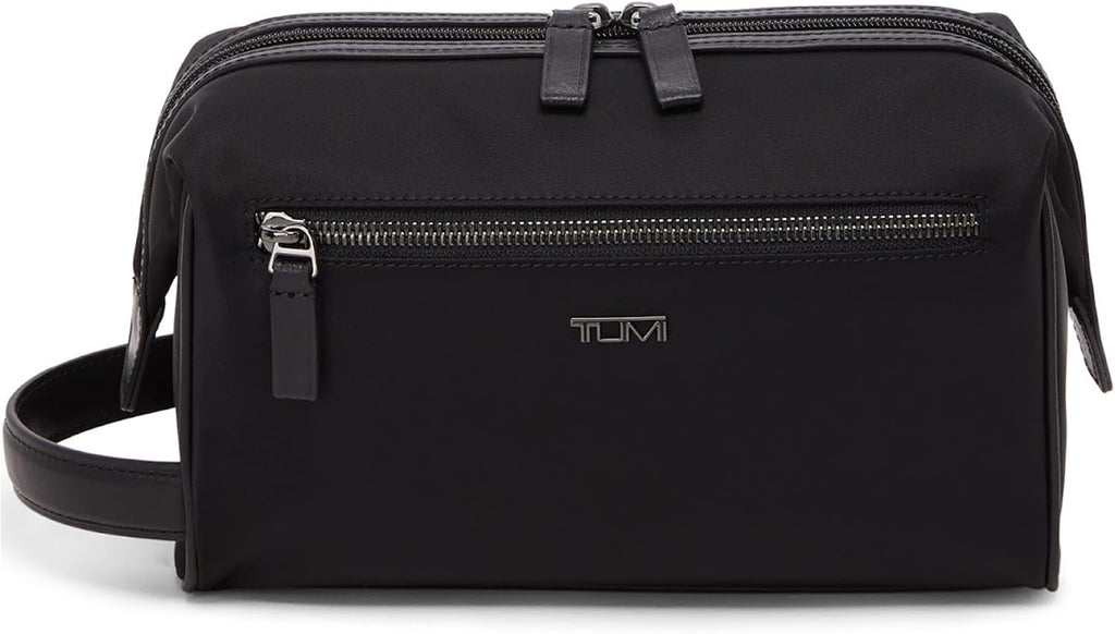 TUMI - Travel Accessories Dopp Kit - Men's Travel Essentials Framed Toiletry Bag - Black