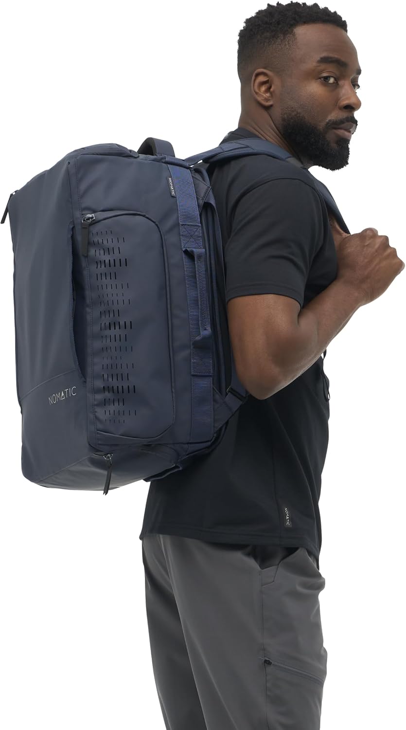 NOMATIC 30L Travel Bag- Convertible Duffel/Backpack, Carry-on Size for Airplane Travel, Everyday Use Laptop Bag,TSA Compliant