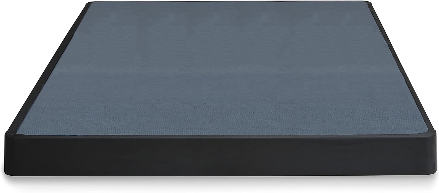 Signature Design by Ashley Low Profile Ready to Assemble Metal Foundation, Twin, Black