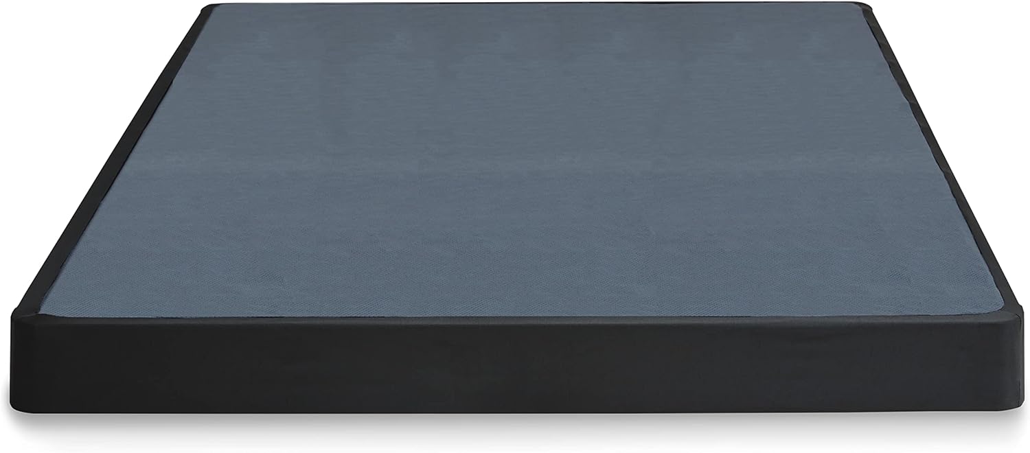 Signature Design by Ashley Low Profile Ready to Assemble Metal Foundation, Full, Black