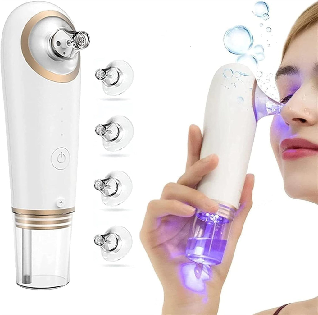 Blackhead Remover Pore Vacuum Cleaner, Electric Small Bubble Water Cycle Face Acne Comedo Extractor Tool Suction Beauty Device, USB Charging for Skin Ideal Gift