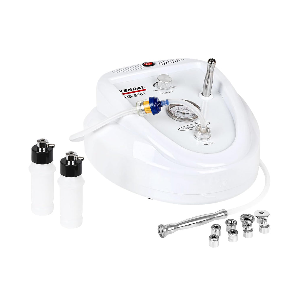Diamond Microdermabrasion Machine, Kendal Professional Dermabrasion Facial Spray Skin Care Device, Vacuum Blackhead Removal and Spray Moisturizer, Esthetician Supplies, Also for Home Skin Care