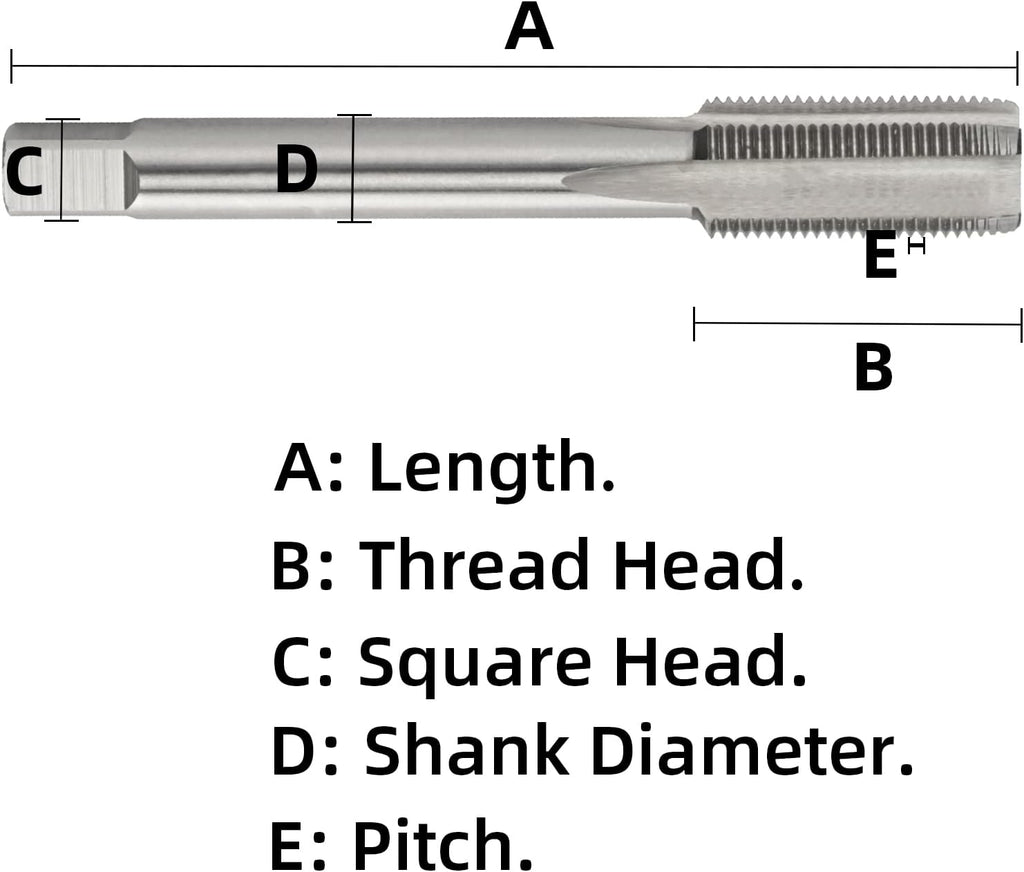 M39 X 1.5 Metric Tap and Die Set, M39 x 1.5mm HSS Machine Threading Tap and M39 x 1.5mm Alloy Tool Steel Round Threading Die Right Hand