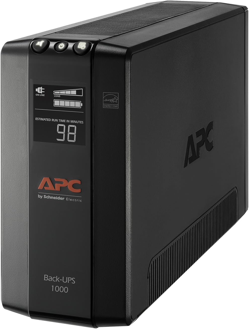 APC Back-UPS Pro 1000VA UPS, 600W Battery Backup & Surge Protector, AVR, 8 Outlets (NEMA 5-15R), LCD Display, BX1000M Uninterruptible Power Supply for Computers, Wi-Fi Routers, Home Office Electronics
