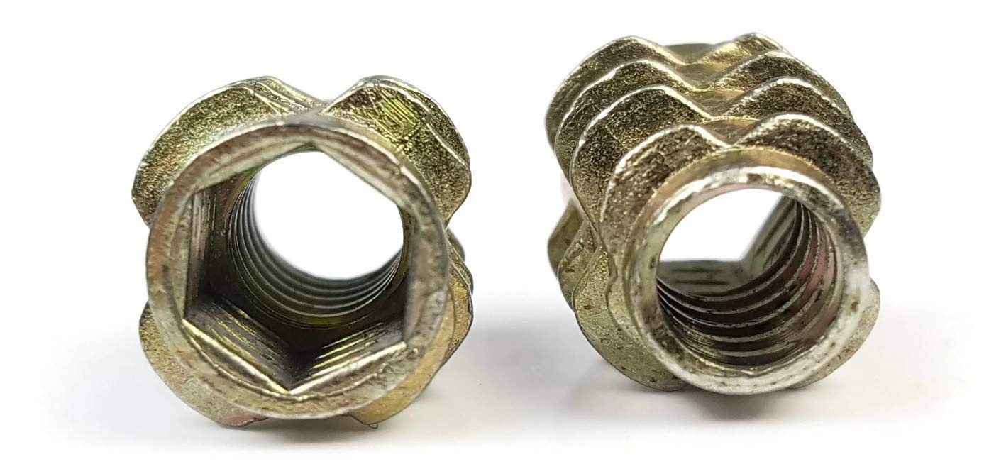 Threaded Inserts - Flush Head - Hex Drive - Zinc Alloy 5/16'-18 x 0.787' Qty 250