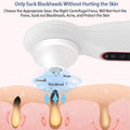Blackhead Remover Pore Vacuum, Electric Facial Pore Cleaner Acne Comedone Removal USB Rechargeable Blackhead Extractor Tool with 3 Heads and Blackhead Remover Kit Suction，Safe, effective, painless, po