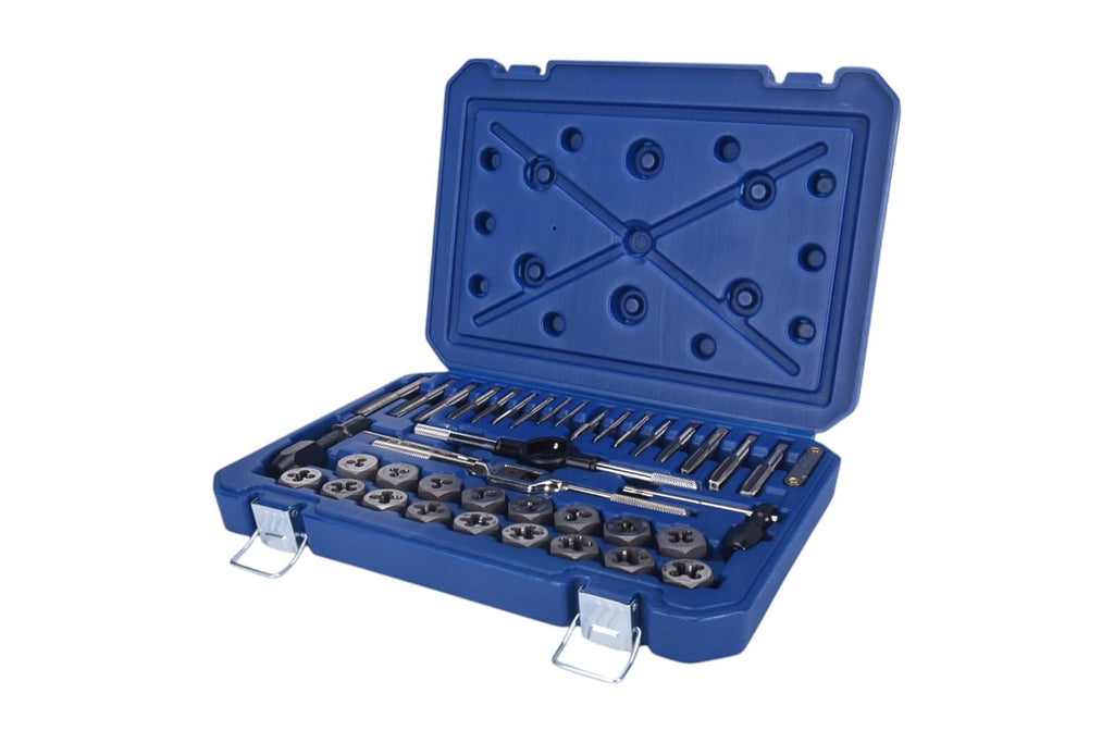 Century Drill & Tool 98900 Fractional Tap and Die Set, 40-Piece, Steel