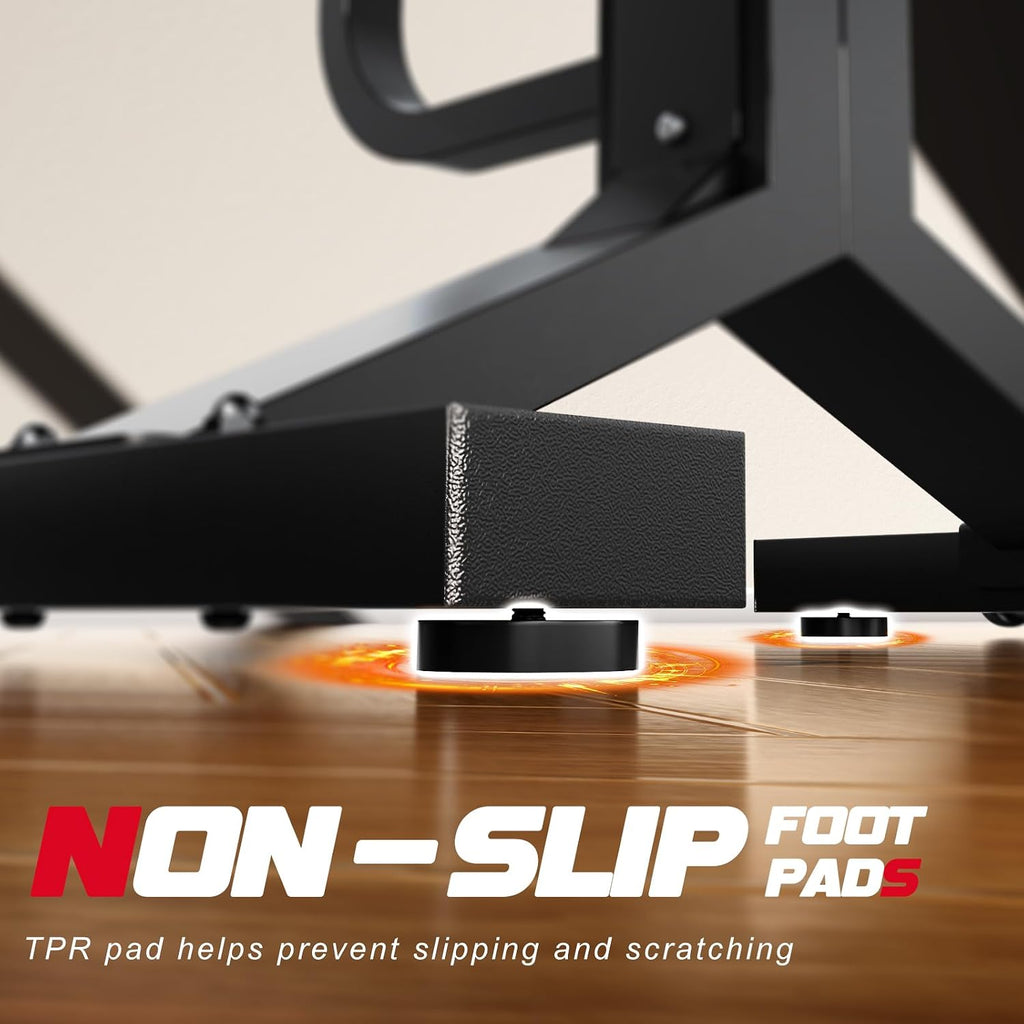 Adjustable Dumbbell Rack with Tablet Stand, 330LB Capacity Weight Rack Stand for Home Gym, Fitness Dumbbell Holder, Strength Training Weight Rack Stand with Non-Slip Silicone Tray, Straps, Wheels