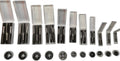 Metric Tap Die Set Left Hand - M3x0.5mm /M4x0.7mm/M5x0.8mm/M6x1.0mm/M8x1.25mm/M10x1.5mm/M12x1.75mm/M14x2.0mm/M16x2.0mm/M18x2.5mm/M20x2.5mm