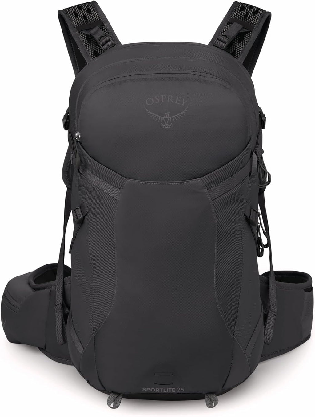 Osprey Sportlite 25L Lightweight Hiking Backpack for Men and Women, Dark Charcoal Grey, S/M, Extended Fit