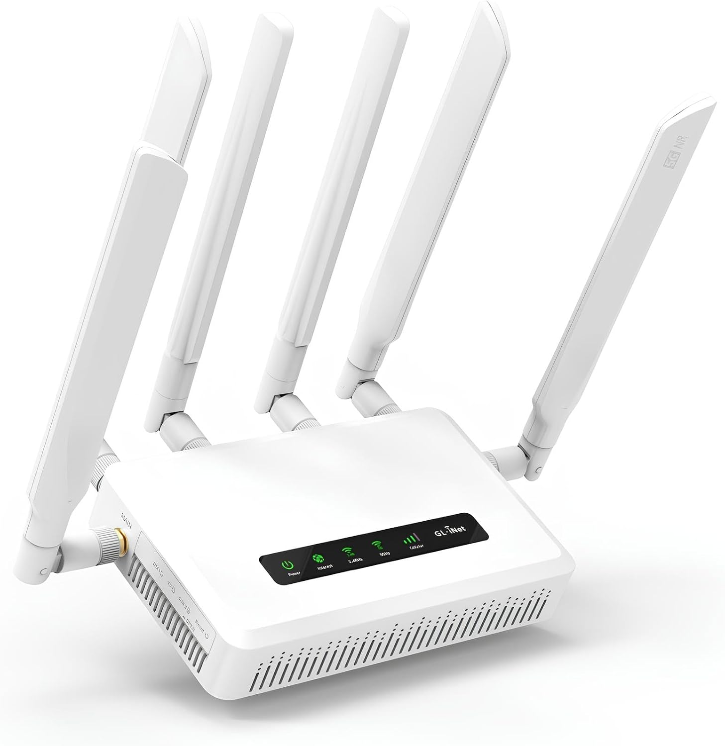 GL.iNet GL-X3000 (Spitz AX) Cellular Gateway 5G Router for House & RV, Wi-Fi 6, Detachable Antennas, Dual-SIM, T-Mobile & AT&T IoT Device Certified, Family/Rural Area/Road Trips