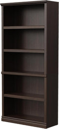 Bevfint Bookshelf, Open Storage 70 Inch Tall 5 Shelf Bookcase, Floor Standing Bookshelves and Bookcases, Book case for Farmhouse Library Office Bedroom Kids, Dark Cherry - 5 Tier