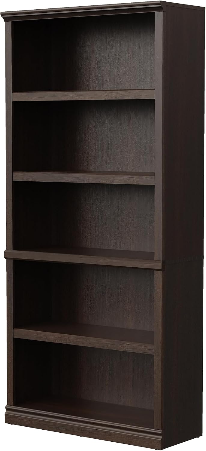 Bevfint Bookshelf, Open Storage 70 Inch Tall 5 Shelf Bookcase, Floor Standing Bookshelves and Bookcases, Book case for Farmhouse Library Office Bedroom Kids, Dark Cherry - 5 Tier