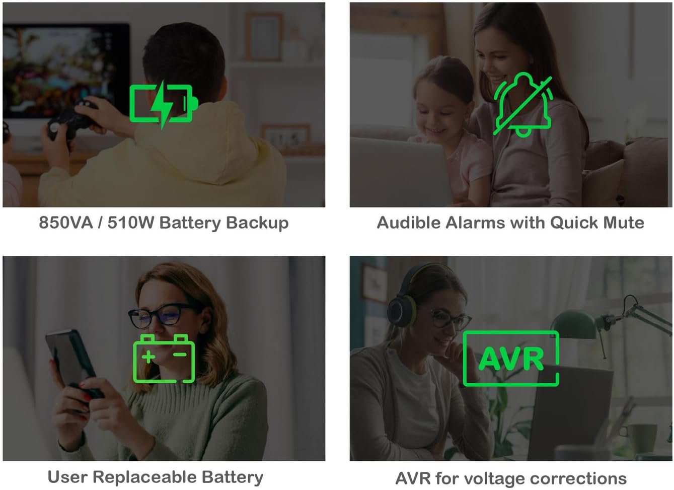 APC Back-UPS Pro 850VA UPS, 510W Battery Backup & Surge Protector, AVR, 8 Outlets (NEMA 5-15R), LCD Display, BX850M Uninterruptible Power Supply for Computers, Wi-Fi Routers, Home Office Electronics