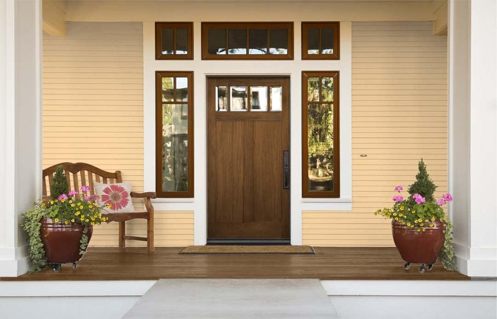 Retique It Wood Finish Front Door Kit – GO Beyond Faux Wood with Paintable Liquid Wood Based Primer and Gel Stain - Graining Tools Included (Front Door Kit, Dark Oak)