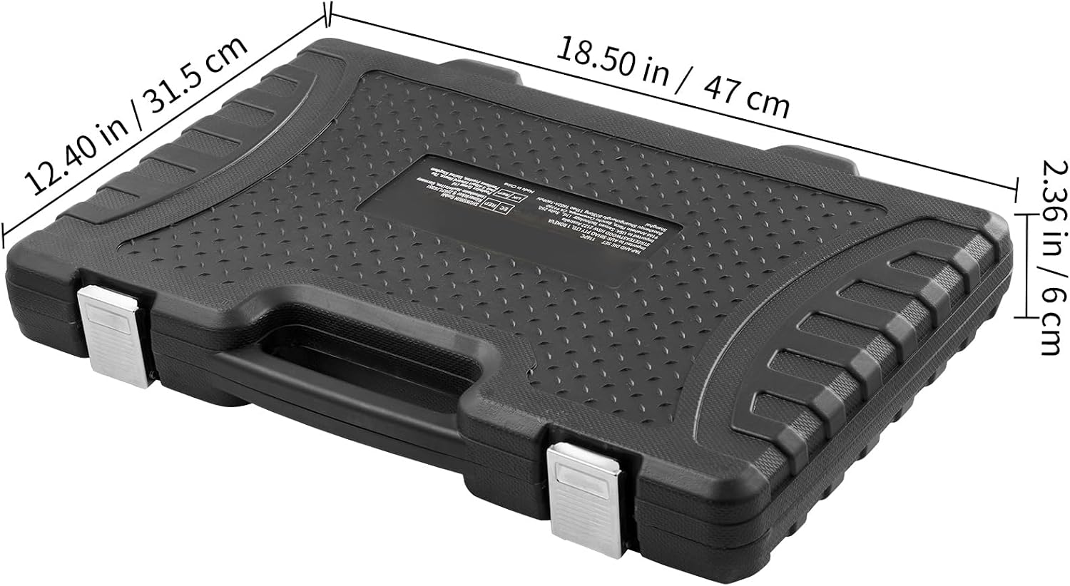 Happybuy 116-Piece Tap and Die Set, Metric & SAE, Bearing Steel Taps & Dies, Threading Tool for External & Internal Threads, Accessories & Storage Case