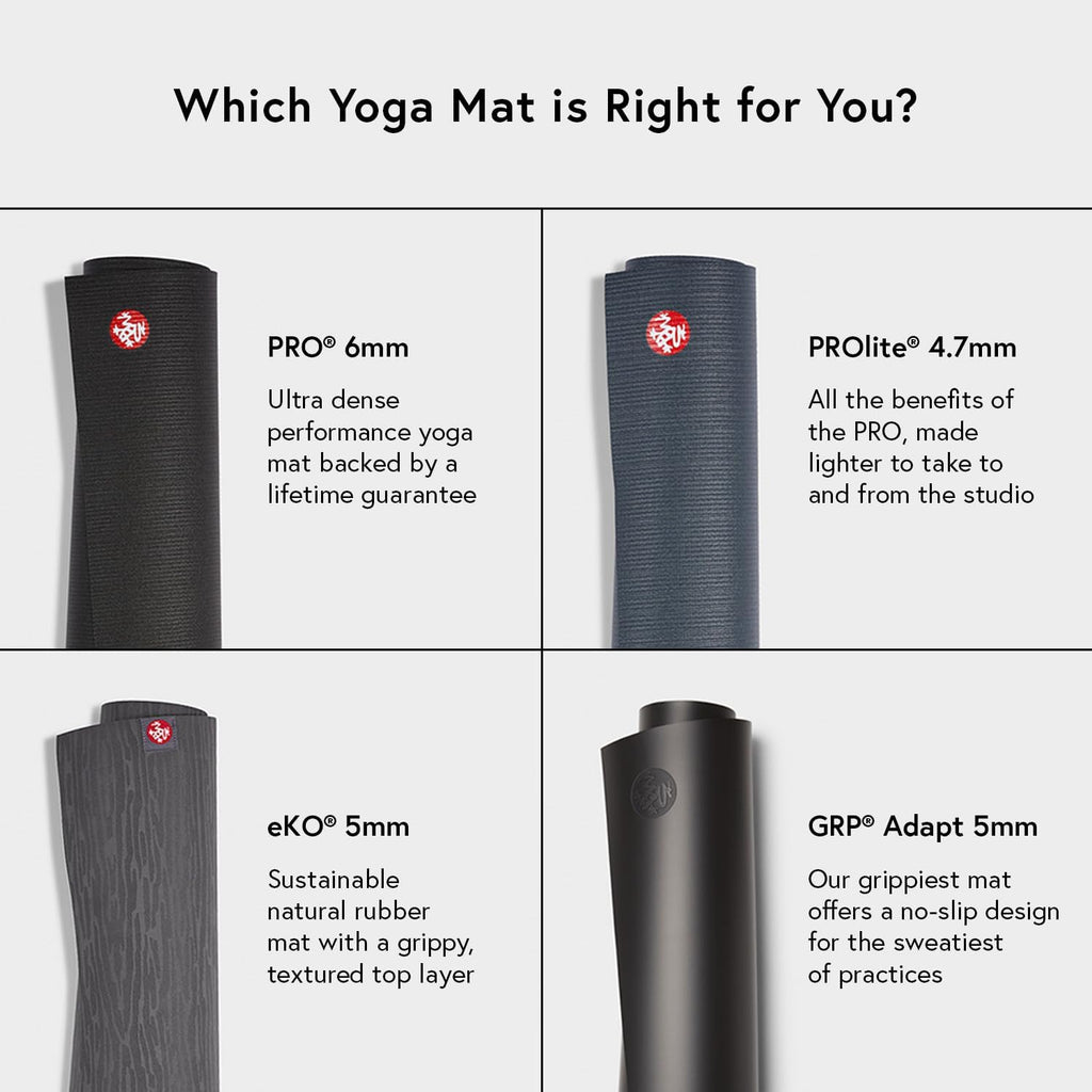 Manduka PRO Yoga Mat - 6mm | Lifetime Durability | Hygienic Construction | Premium Studio Quality | Teacher Approved