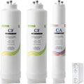 iSpring F3-RO500AK 1 Year Replacement Filter Pack for RO500 Series Tankless Reverse Osmosis Water Filtration System