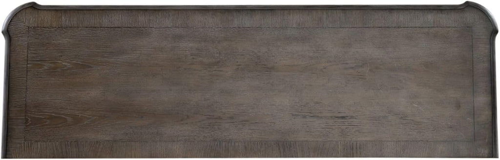 Liberty Furniture Magnolia Manor Filing Credenza for Home Office - Antique White & Weathered Bark