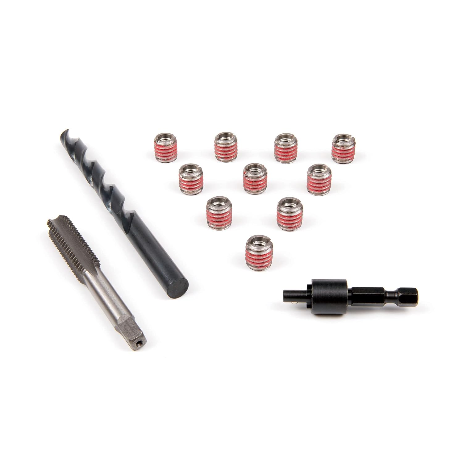 E-Z LOK Metal Thread Repair Kit Tool and Stainless Steel Threaded Inserts Thin Wall 5/16-24 x 7/16-20