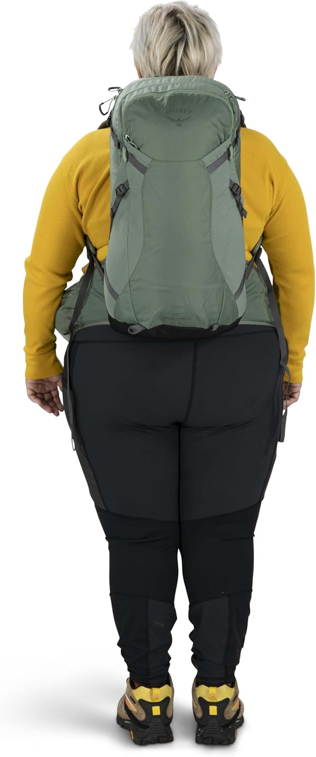 Osprey Sportlite 25L Lightweight Hiking Backpack for Men and Women, Pine Leaf Green, S/M, Extended Fit