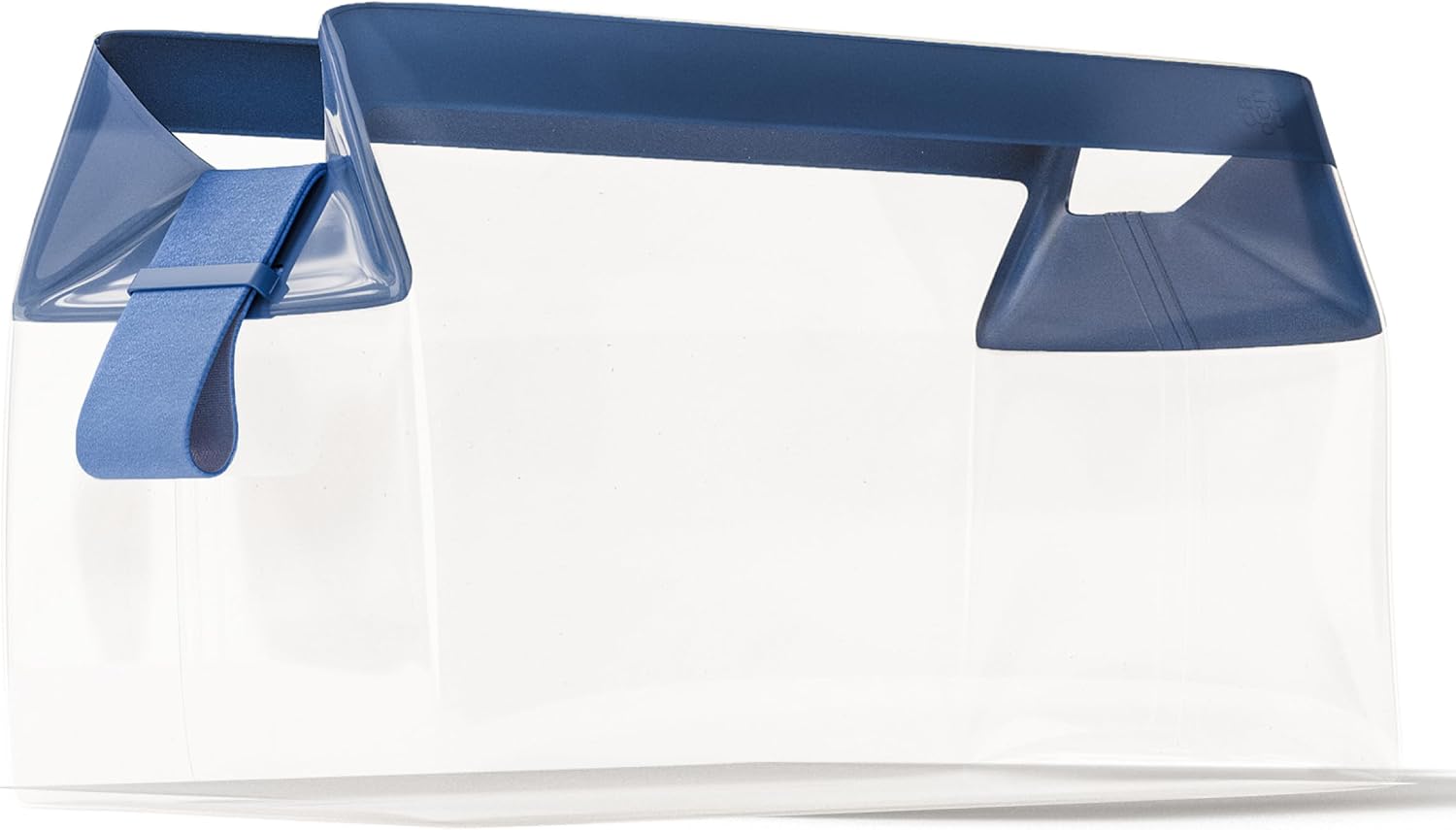 Cadence Parcel - Clear Kit with Magnetic Closure - Durable and Leak-Resistant Travel Toiletry Kit - Extra Large Cove Parcel