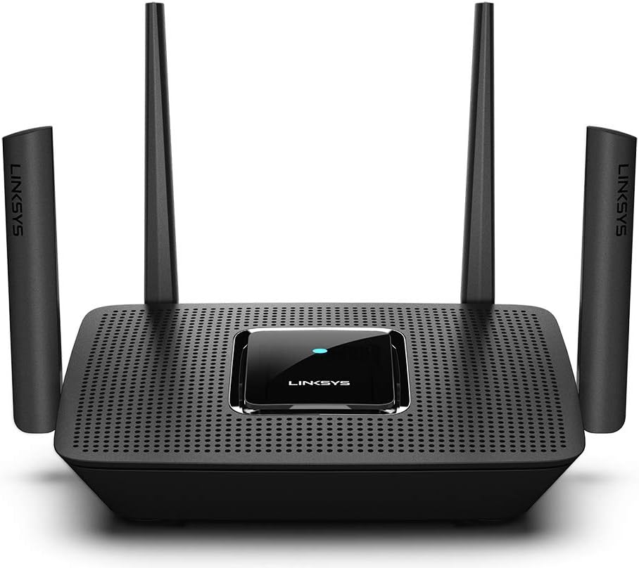 Linksys Mesh Wifi 5 Router, Tri-Band, 3,000 Sq. ft Coverage, 25+ Devices, Supports Guest WiFi, Parent Control, 3.0Gbps (AC3000) - MR9000.