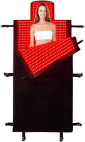 2026 Upgraded Dual Wavelength LED Beads 660nm&850nm Red Light Therapy Blanket Full Body, Used to Face and Body Pain Relief Skin Health Personal Care, 75' x 34'' (Black)