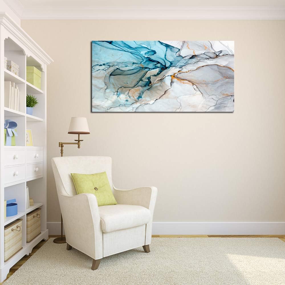 DZL Art A73874 Framed Wall Art Colorful Abstract Painting Background Canvas Wall Art Print Painting for Wall Decor Home Decor