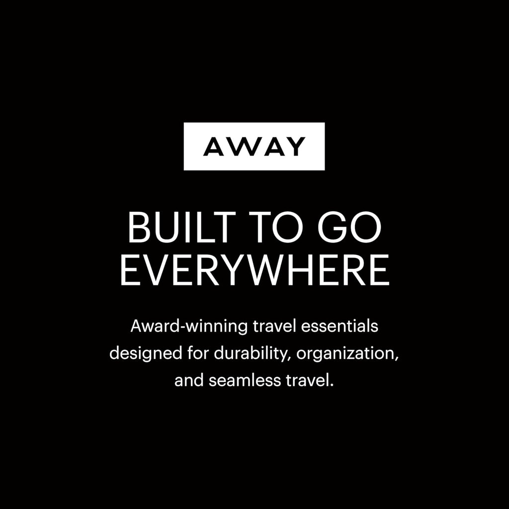Away The Everywhere Zip Backpack - Personal Item Airline Approved Backpack with 16' Padded Laptop Sleeve, Water Bottle Pocket, Interior and Exterior Pockets - Fits Up to 16-Inch Laptops - Salt White