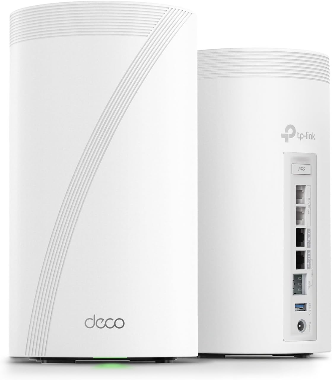 TP-Link Deco 7 Elite BE85 Tri-Band WiFi 7 BE22000 Whole Home Mesh System - 12-Stream 22 Gbps, 2X 10G + 2X 2.5G Ports, Wired Backhaul, 8X High-Gain Antennas, VPN, AI-Roaming, HomeShield (2-Pack)