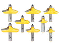 YONICO Router Bits Table Edge Set 8 Bit 1/2-Inch Shank 13829