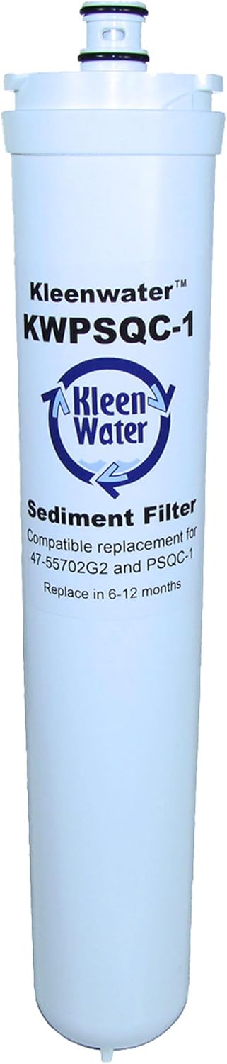 KleenWater Replacement for Water Factory SQC4 and 3M 3MRO401 Water Filters and Module, Made in USA, Set of 4