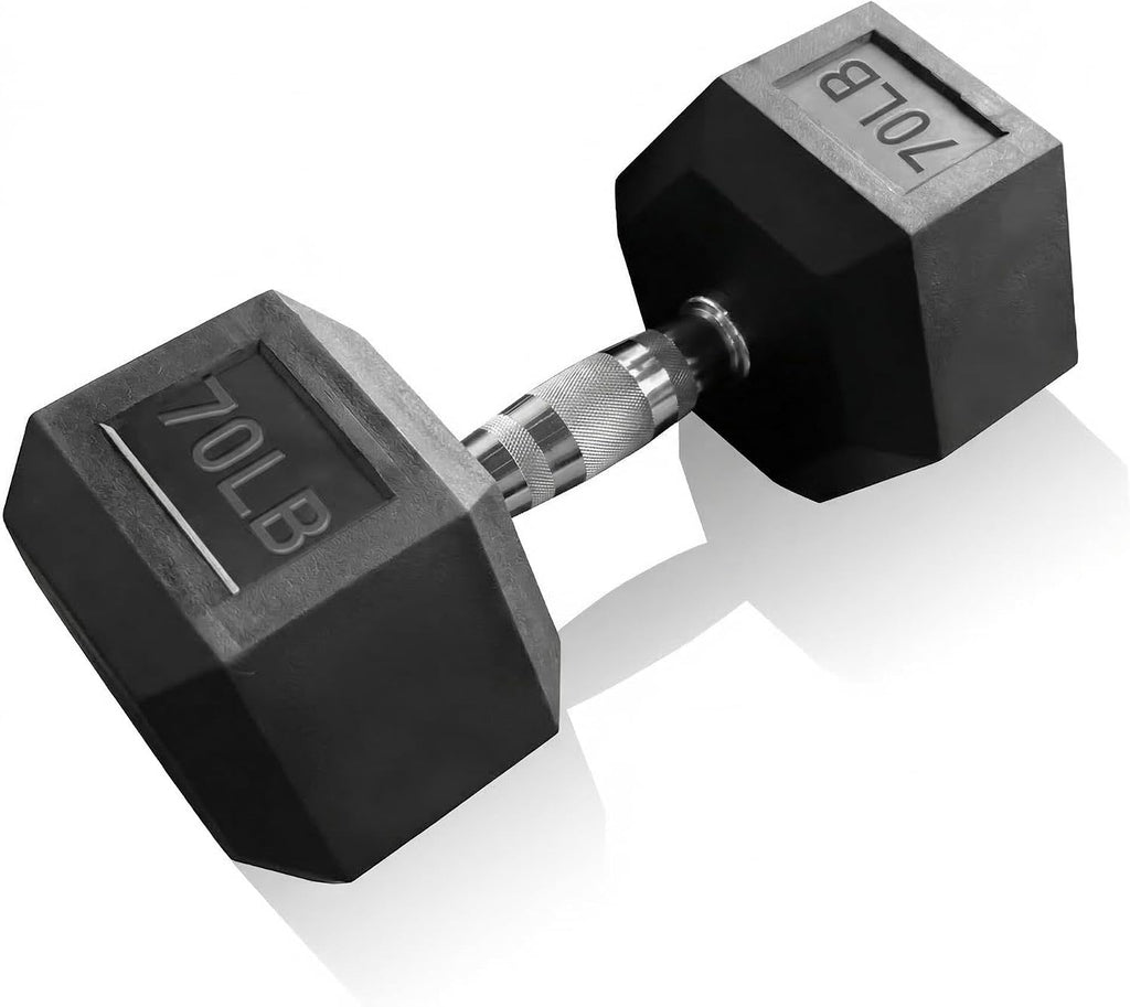 Dumbbell Set 15 lb-550 lb, Rubber Hex Free Weights Without Rack, Heavy-Duty Home Gym Equipment for Strength Training, Muscle Building and Full Body Workouts