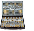 VCT 86pc Tap and Die Combination Set Tungsten Bearing Steel Titanium Coated SAE AND METRIC Tool