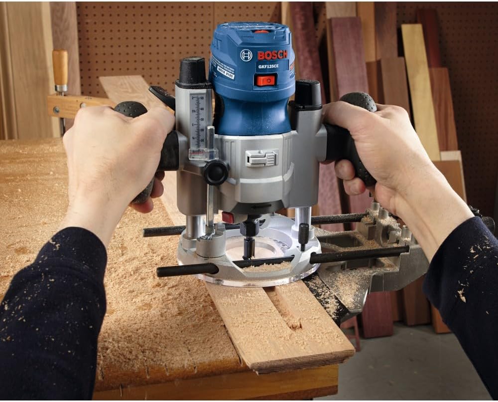 Bosch GKF125CEPK Colt 1.25 HP (Max) Variable-Speed Palm Router Combination Kit