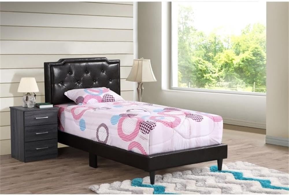 Glory Furniture 1116-TB-UP Bed- All in One Box Twin Cappuccino