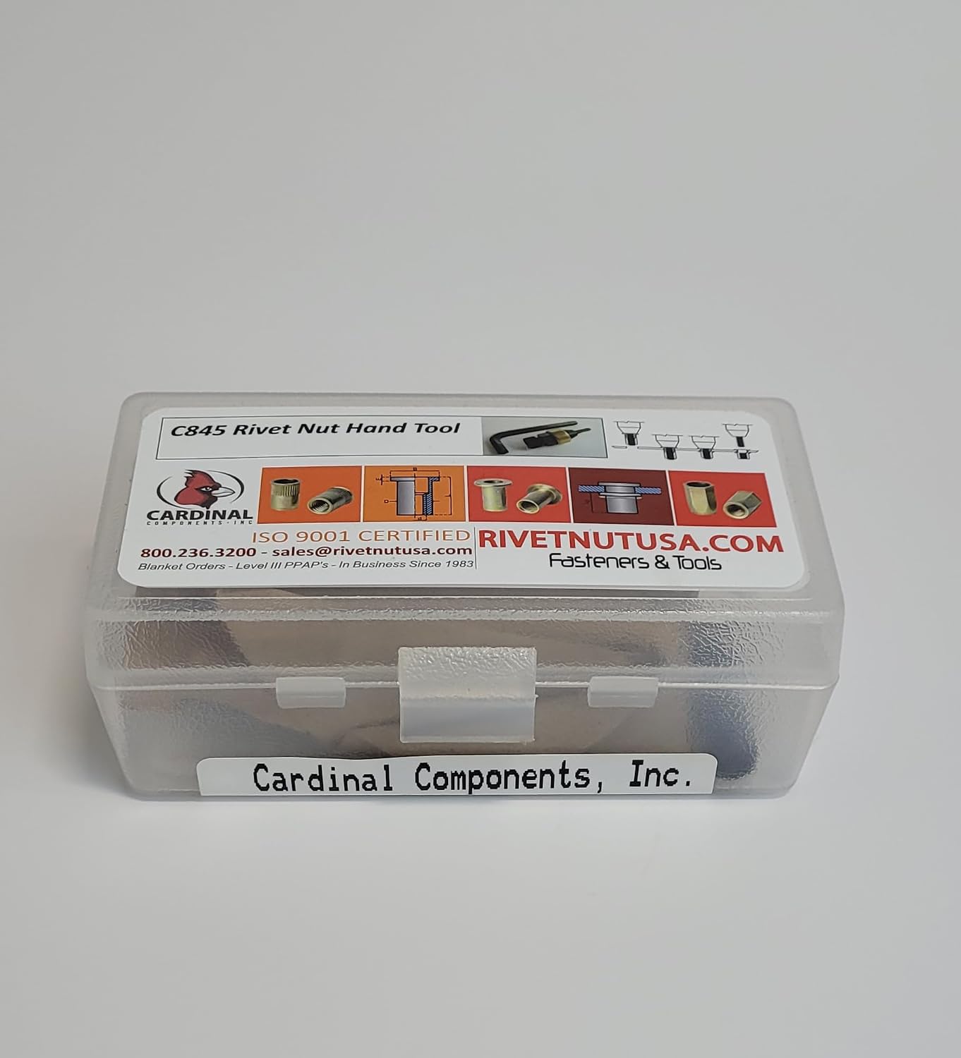 C845-M6 (M6 X 1.0 Thread, Manual Wrench Tool to Install Rivet Nut, Rivnuts, Nut Inserts, Cross Nuts)